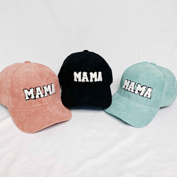 Pink Corduroy Baseball Hat — Santa Fe Momma Boutique